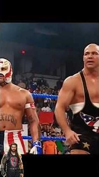 Rey Mysterio & Kurt Angle vs Randy Orton & Mark Henry | Epic Battle! 💥 #shortsfeed #viral #shorts