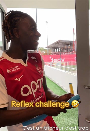 Ça triche ça triche 👀 #SportsTikTok #fyp #asmonaco #football | AS Monaco