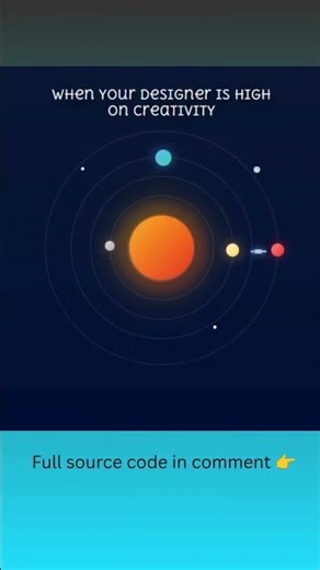 Watch the Solar System Come Alive! 🪐 | Pure HTML & CSS Magic | Fun With Code