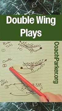 Best Double Wing plays top plays from Coach Parker's Double Wing formation ebook #youthfootball