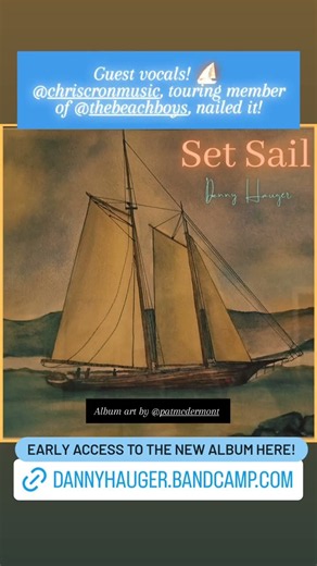 Touring member of The Beach Boys, lends vocal talents on "Set Sail"! #yachtrock ‪@ChrisCronMusic‬