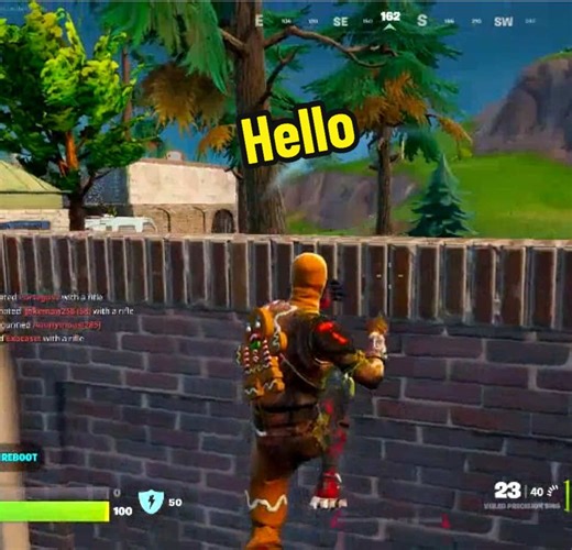 Say hello #fortnite #epicgames #fun #christmas #ginger