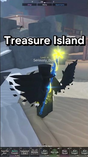 how to get treasure rod in fisch roblox