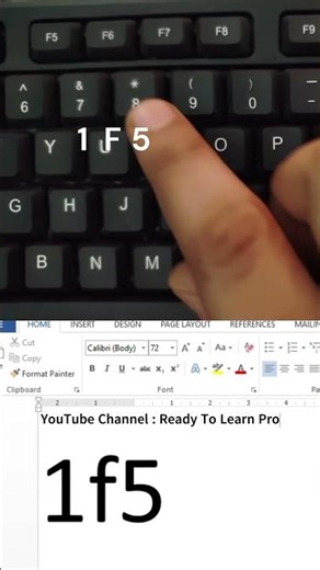 How to Insert Pen Emoji in MS Word using Shortcut key