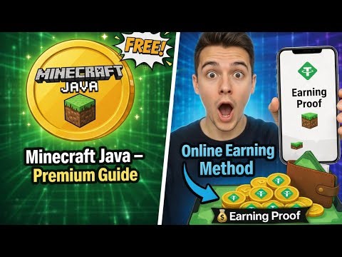 How to get minecraft premium account and earn 