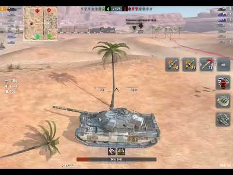 World of Tanks Blitz Chieftain MK6 6k Gameplay