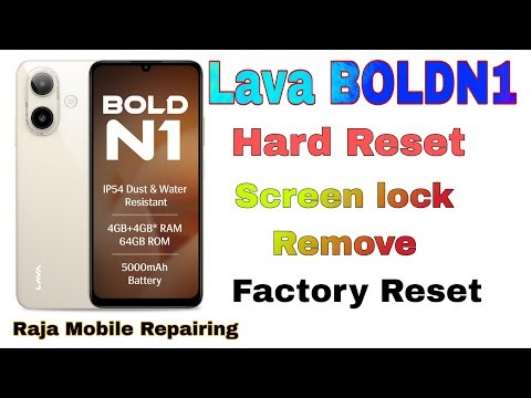 Lava Bold n1 Hard Reset | Lava boldn1 Screen Lock Kaise Tode | Lava Boldn1 Factory Reset #factory