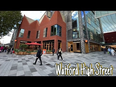 [4K] Watford High Street 🇬🇧 Walking Tour and Travel Guide