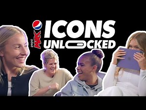 Icons Unlocked | Leah Williamson, Mille Bright and Nikita Parris | Pepsi Max