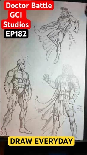 Live highlight / DOCTOR BATTLE / DC COMICS/ MARVEL COMICS / GCI STUDIOS/ DRAW EVERYDAY/ EP182