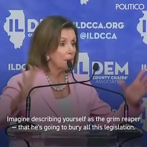 "We've sent our legislation to the Senate," Pelosi said Wednesday of House Dems' priorities. "Moscow Mitch says he's the grim reaper..that he's going to bury all this legislation. Well we have news for him. All this legislation is alive and well in the general public." | POLITICO