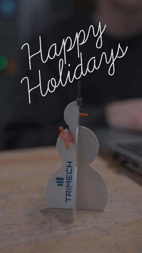 TriMech on Instagram: "☃️❄️ Meet our 3D-printed holiday hero! Designed in @solidworks and brought to life in full color on the @stratasys J55, this custom flatpack snowman is ready to spread cheer. From quick concept models to stunning high-fidelity designs, the #J55 delivers big results without breaking the budget. #PolyJet #HolidayDesign #AdvancedManufacturing #3DPrinting #SOLIDWORKS #stratasys"