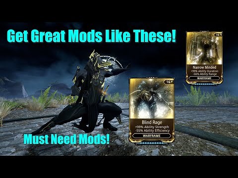 How to Get Rare Mods Like Blind Rage in Warframe! - New Players Guide