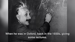 So one of the greatest scientists the world has ever known comes to visit and you want a memento. What to keep? | BBC Oxfordshire