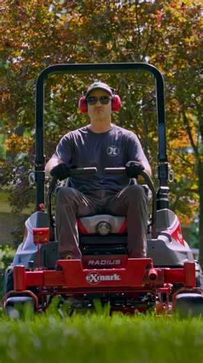 The All New Exmark Radius S Series Riding Mower