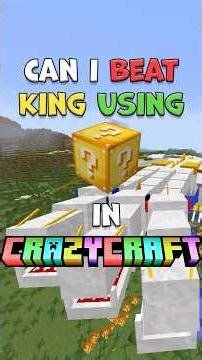beating the king with lucky blocks #minecraft #challenge