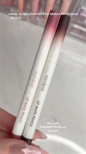 romand Lip Mate Pencils🍩🎀 #romand #lipliner #lippencil #fyp #viral