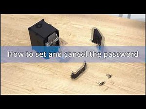 How to set and cancel the password for VFD？