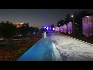 Interactive beach projection | Interactive projection of ocean waves | Ground interactive projection