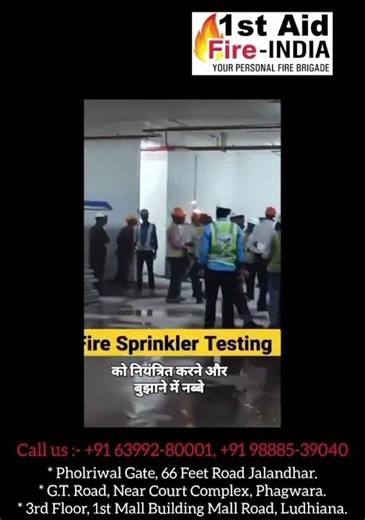 🔥🚿Fire Sprinkler System in Action | Automatic Fire Protection🔥#FireSprinklerSystem #FireSafety..