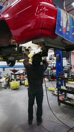 BMW E46 M3 getting subframe reinforcement with new bushings, rod bearings and alignment
