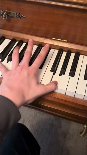 How to play a Dramatic song on the piano #music