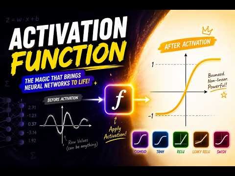 ACTIVATION FUNCTION || MACHINE LEARNING