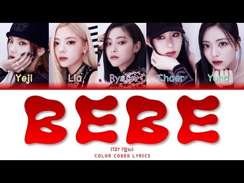 [AI COVER] ITZY - 있지 'BEBE - STAYC' (Color Coded Lyrics)