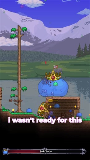 BliccStiff on Instagram: "Noob Fights King Slime… #terraria #noob #clips #boss #funny"