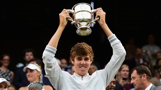 I’m the tallest tennis player on tour who won Wimbledon as a junior and has a 140mph missile serve
