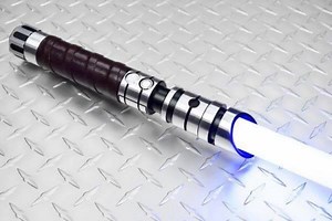 2.6K views · 113 reactions | SABER OF THE WEEK! SaberForge HERETIC! This saber features an S curve style shroud, a comfortable and ergonomic wrapped grip, and a skull crusher mace style pommel. This is a smaller shoto version of our Reliant, it is two inches shorter and has a smaller outer diameter. www.Saberforge.com, Save 15% on this style and more during our Halloween Sale! | Saberforge | Facebook