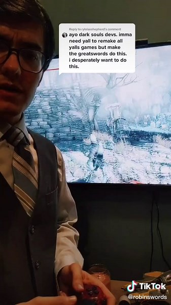 Reply to @ryloisashepherd #Inverted #sword #swordtiktok #hema #fencing #history #sca #dnd #larp #greatsword #zweihander #gaming #videogames #darksouls