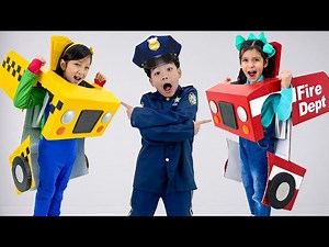 Heroes vs Trash: Recycling Racers Clean-Up with Eric Ellie and Eva - Videos For Kids