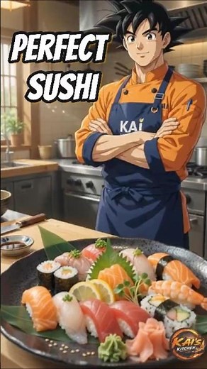 Chef Kai Makes Stunning Assorted Shushi #anime #cinematic #cooking