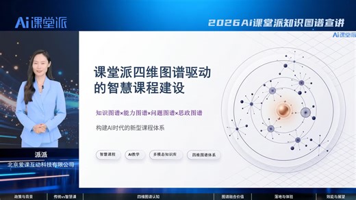 课堂派四维图谱智慧课程建设方案：构建AI时代新型课程体系