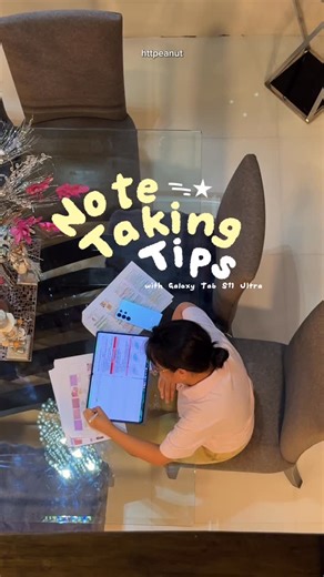 Peanut | Gaming & Tech Creator 🐻 on Instagram: "Note-Taking Tips I can’t survive without! If you noticed, my tips are actually pretty simple because obviously, keeping things simple would make things easier to do. I don’t want to feel like note-taking is a chore or something that I have to do, but I want to see it as a power tool to for my studies! My tablet, the Galaxy Tab S11 Ultra, has been my study buddy ever since I got it! Galaxy AI helps me manage my notes, summarize text and even quiz m