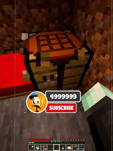 Minecraft When I Need A 1x3 House In 1 Min...🤯 (World's Smallest Violin) #minecraft #shorts