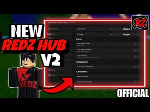 REDZ HUB Script Blox Fruit New Update Official - Script Blox Fruit Redz Hub Pastebin 2025