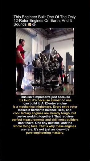 This 12 Rotor Monster Broke Every Rule #mechanical #engineering