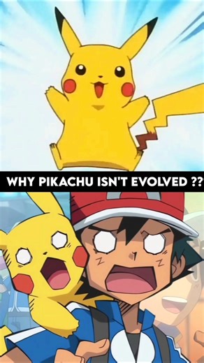 Pikachu को Evolve क्यो नही किया गया ?? #shorts #youtubeshorts