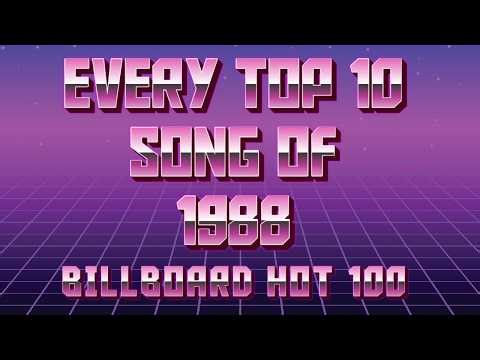 Every TOP 10 Song Of 1988(Billboard Hot 100) 🎶🎸