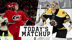 Elvis Merzlikins advances! Unreal matchup today: Andrei Svechnikov's lacrosse-style goal vs. Tuukka Rask's blocker save. 😲 VOTE on our Twitter or Instagram Story. | NHL