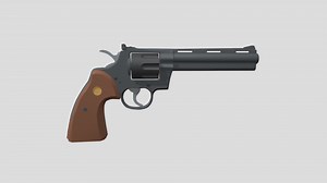 Colt Python .357 Magnum - Download Free 3D model by calico16