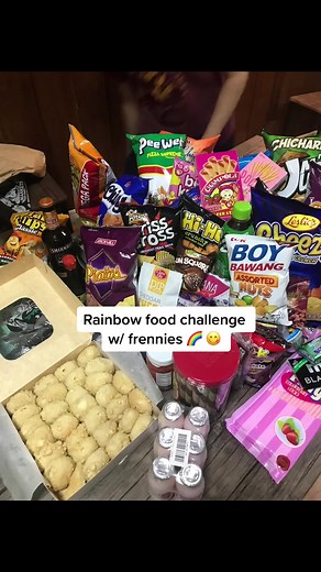 Rainbow Food Challenge with Friends