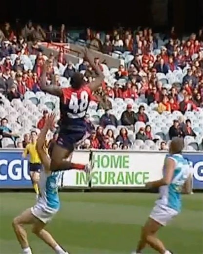 Liam Jurrah - 2009, Rd 15 - Melbourne v Port Adelaide #afl #melbournefc
