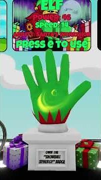 All custom glove equipping effects in slap battles!
