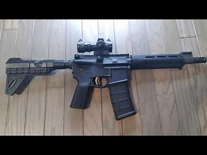 Springfield Armory Saint 556. 9.6 inch AR 15 Pistol , B5 Systems Furniture, First look!