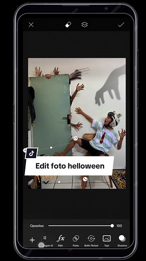 Tutorial edit foto Helloween✨ #tutorial #edit #foto #andilempong #fyp
