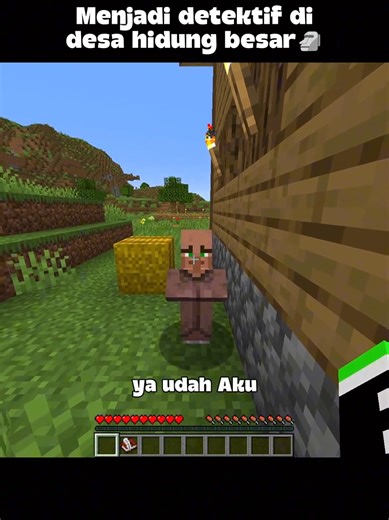 Minecraft Meme: Detektif di Desa Hidung Besar