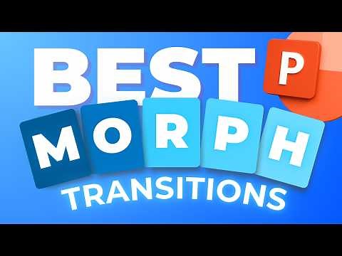 5 BEST Morph Transitions in PowerPoint